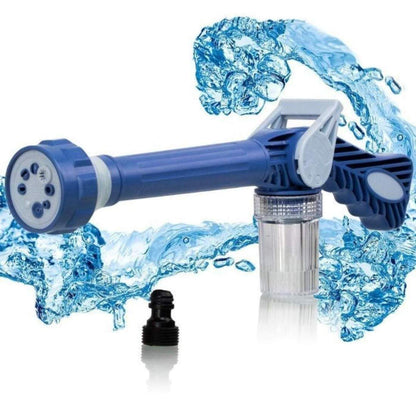 Pistola de Agua Multifunción 8 en 1 con Dispensador de Jabón