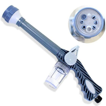 Pistola de Agua Multifunción 8 en 1 con Dispensador de Jabón