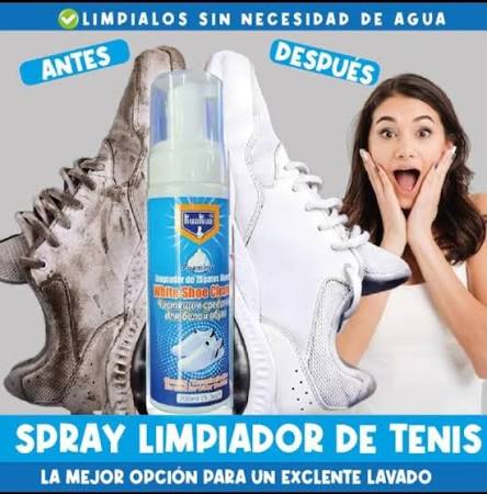 ESPUMA LIMPIADORA DE ZAPATOS EN SPRAY